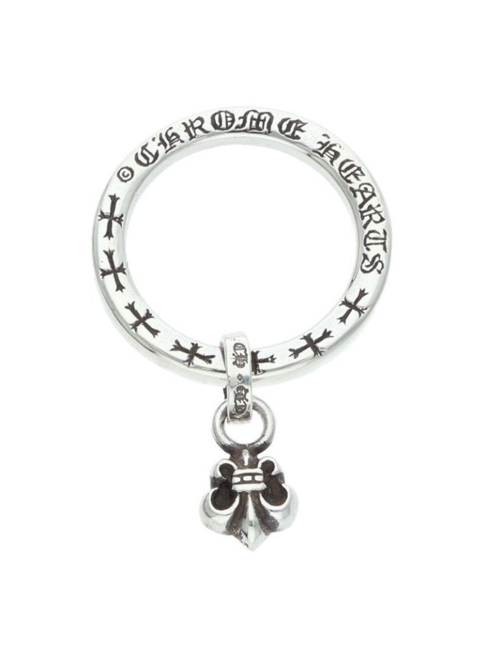 Chrome Hearts Ntfl Wbs Fumochi Silver Ring